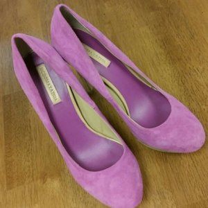 BCBGMaxAzria Purple Suede Pumps
